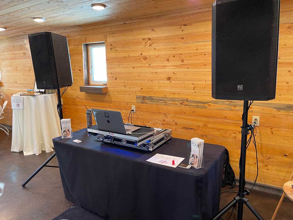 Wedding DJ Setup Used By The Idahoan