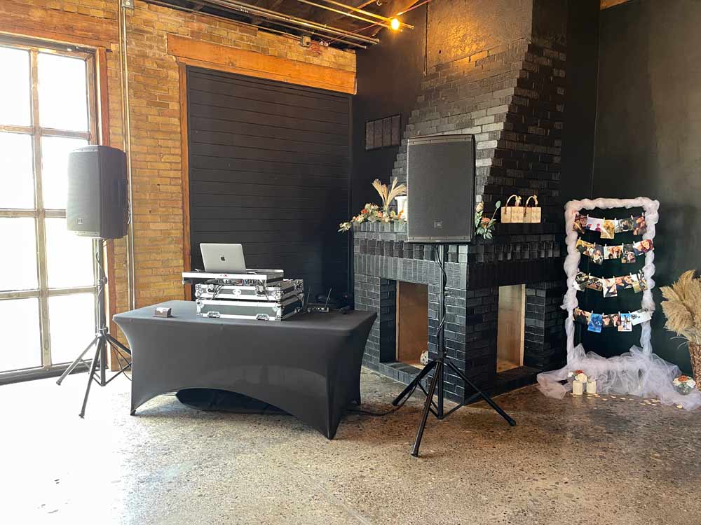 DJ services for the Holtz wedding at The Millhouse in Rigby