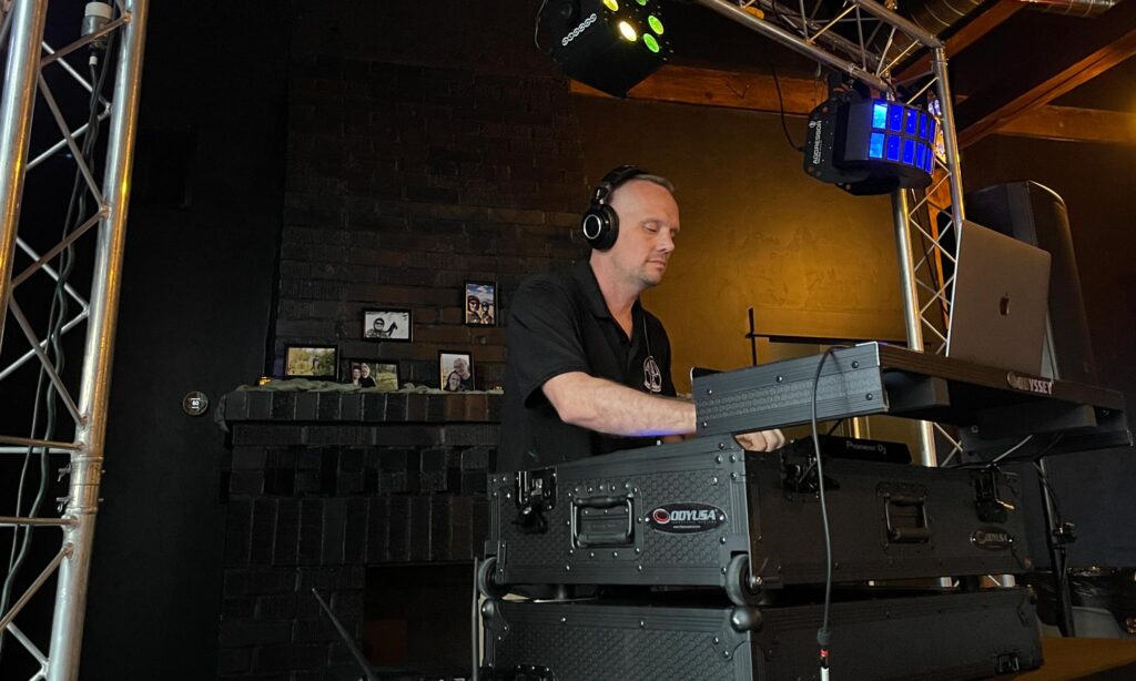 The Idahoan DJing a wedding in Rigby