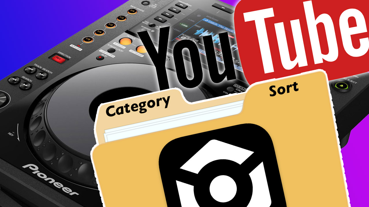 Rekordbox Category and Sort YouTube Graphic