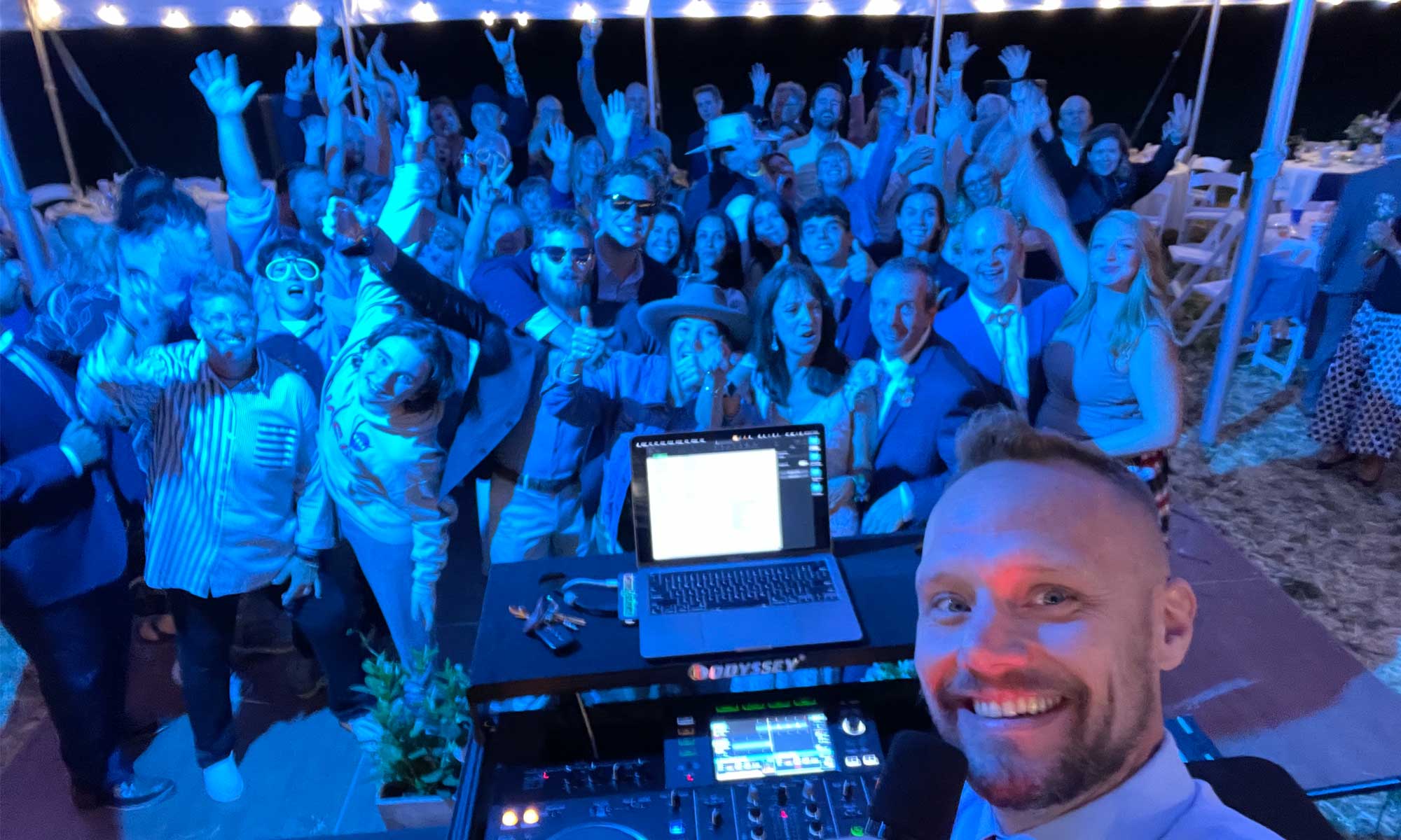 The Idahoan DJing a Wedding in Alta, WY