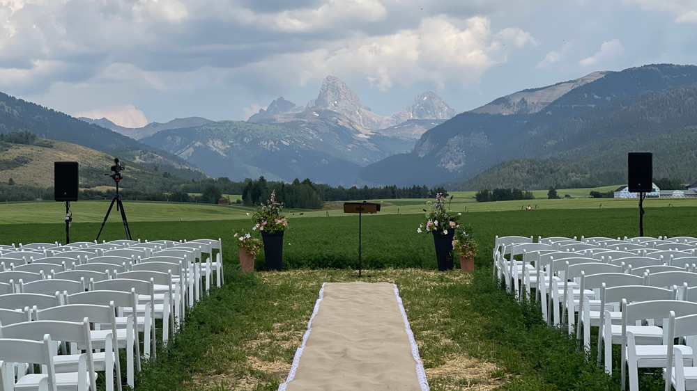 Ellie and Andrew Danz Wedding - July 27th, 2024 - Alta, WY Wedding DJ Services