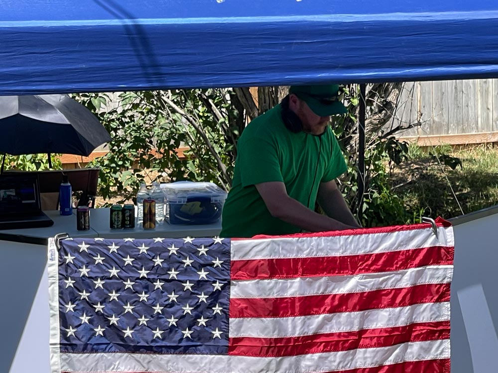 KNNY playing at The Idahoan's Independence Day Children International Fundraiser