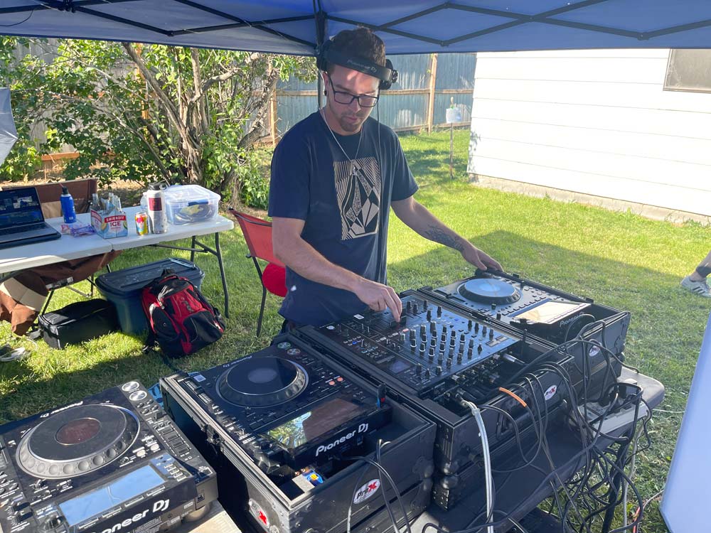 Psyche playing at The Idahoan's Independence Day Children International Fundraiser