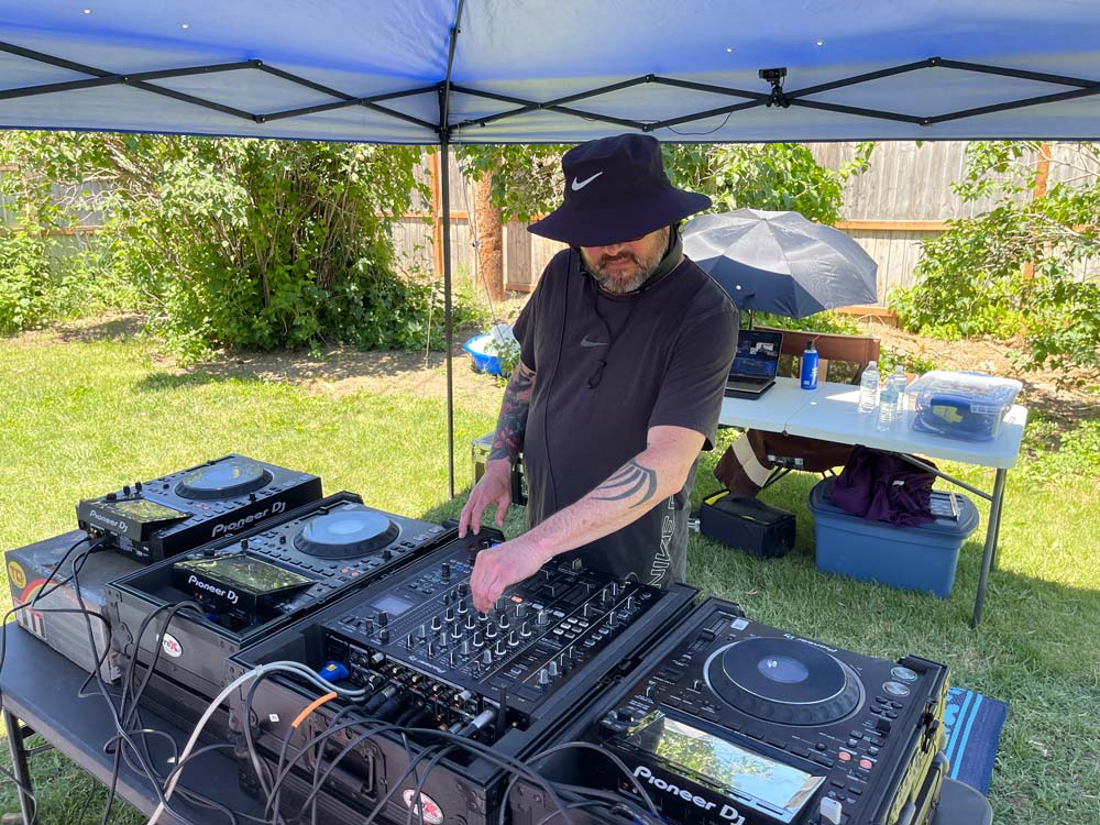 Todd Bakeo playing at The Idahoan's Independence Day Children International Fundraiser