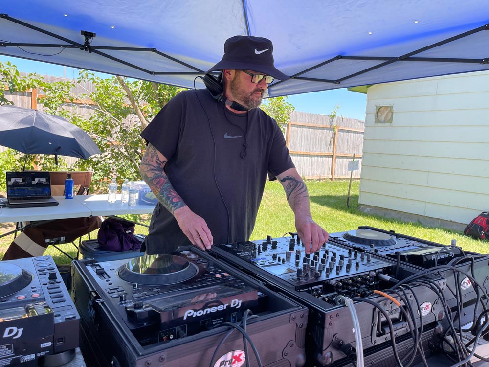 Todd Bakeo playing at The Idahoan's Independence Day Children International Fundraiser