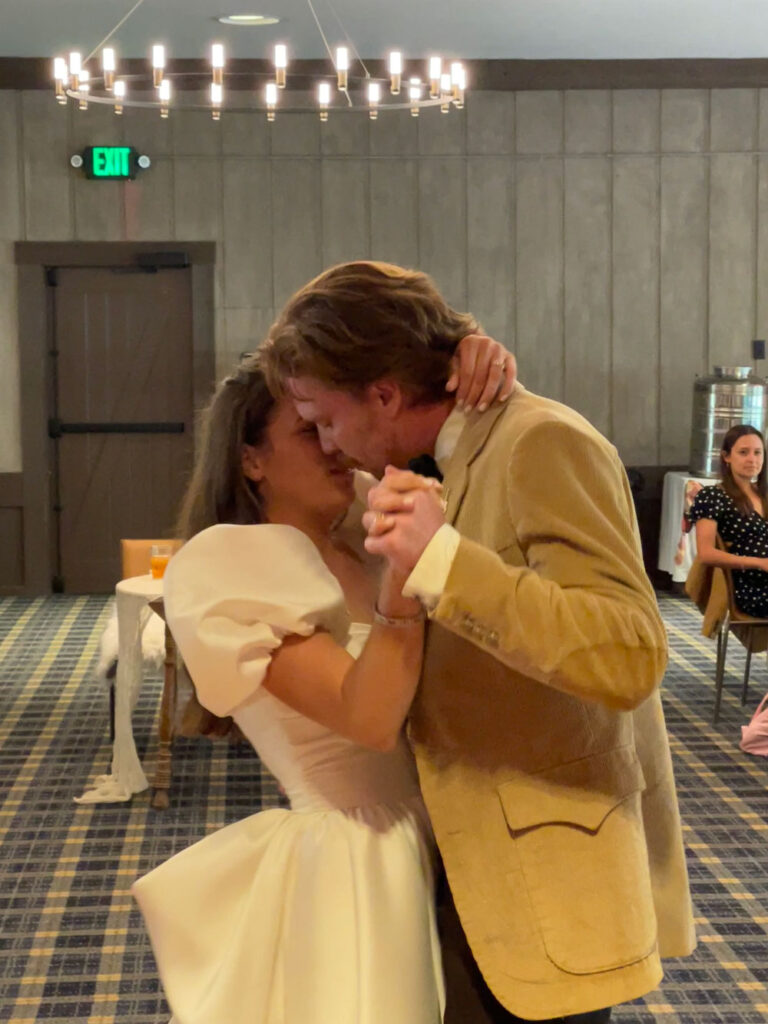 Gray and Kristen's first dance