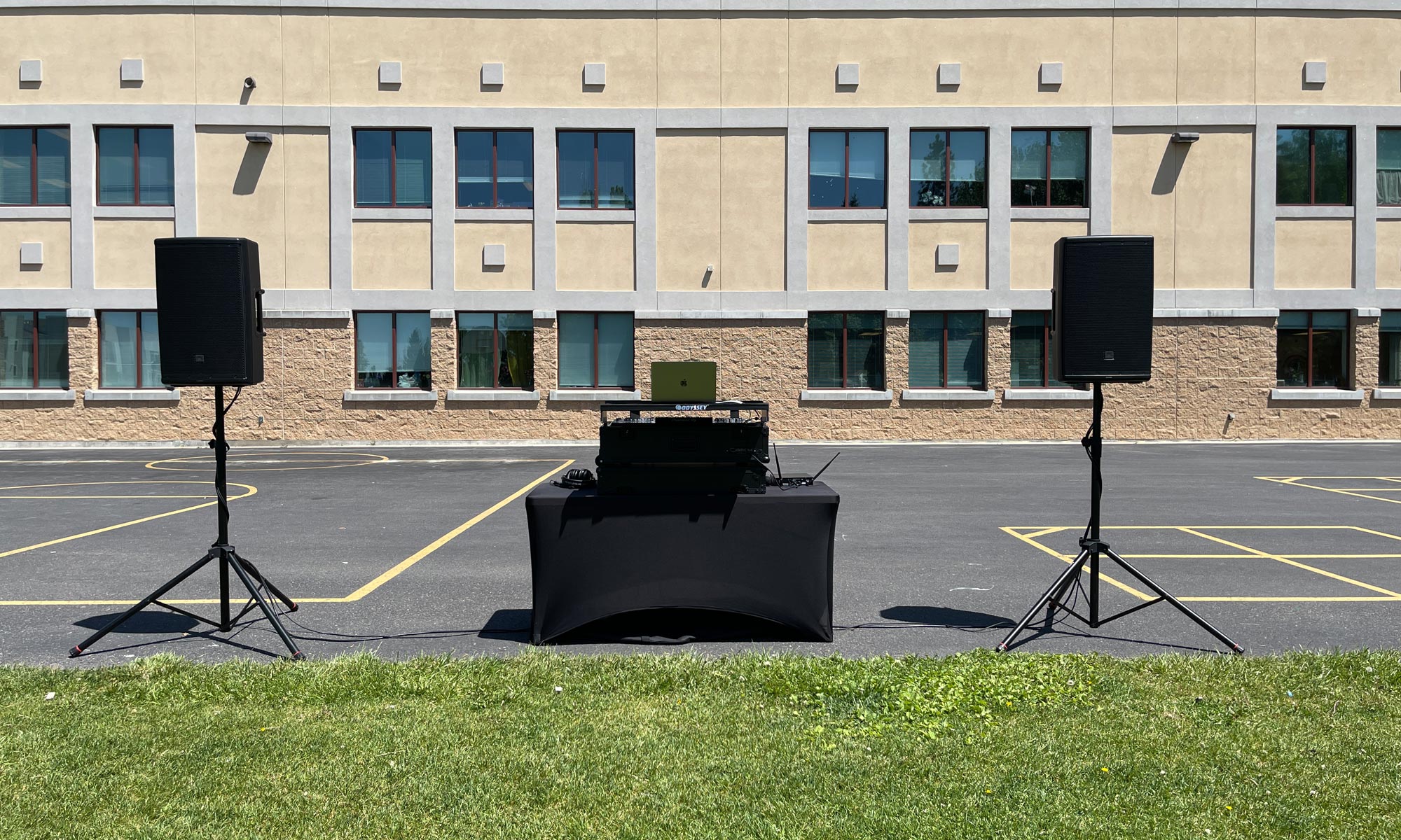 The Idahoan's Basic DJ Setup at Dora Erickson Elementary School in Idaho Falls