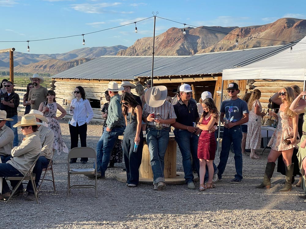 Olivia and Peyton's wedding party