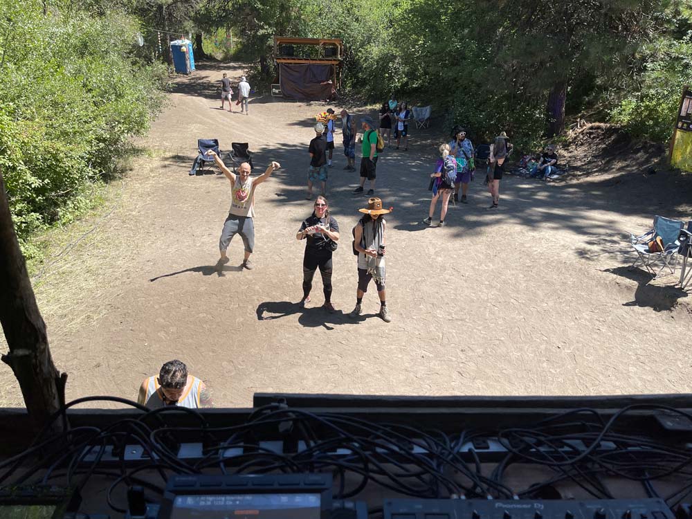 People dancing to The Idahoan's set at Konnexion Music Festival