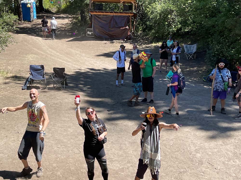 People dancing to The Idahoan's set at Konnexion Music Festival